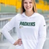 Green Bay Packers Nike Sideline Hoodie White
