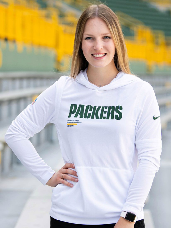 Green Bay Packers Nike Sideline Hoodie White