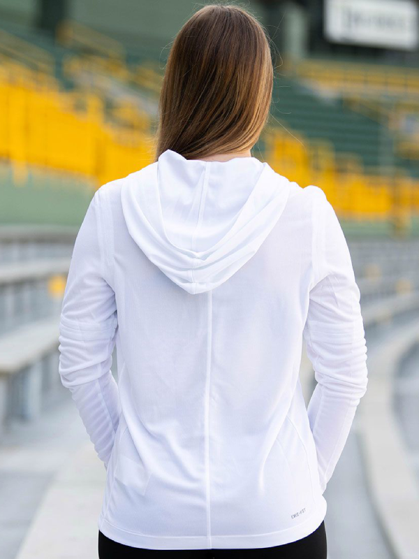 Green Bay Packers Nike Sideline White Hoodie