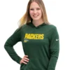 Green Bay Packers Nike Sideline Womens Hoodie Green