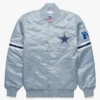 HOMAGE X Starter Cowboys Satin Jacket Grey
