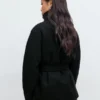 High Neck Short Black Gina Tricot Jacket