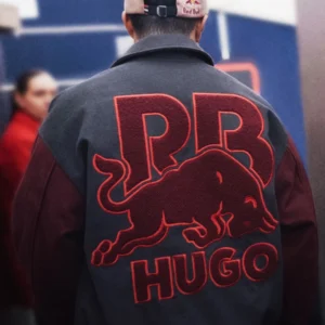 Isack Hadjar RB x HUGO Varsity Jacket