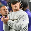 John Harbaugh Baltimore Ravens Sweatshirt Grey