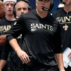 Kellen Moore Saints Nike Black Sideline Long Sleeve Hoodie T-Shirt