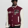LV Epi Leather Varsity Jacket