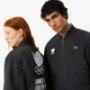 Lacoste x Olympic Black Bomber Jacket