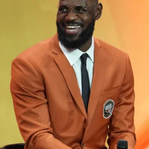 LeBron James HOF Jacket Orange