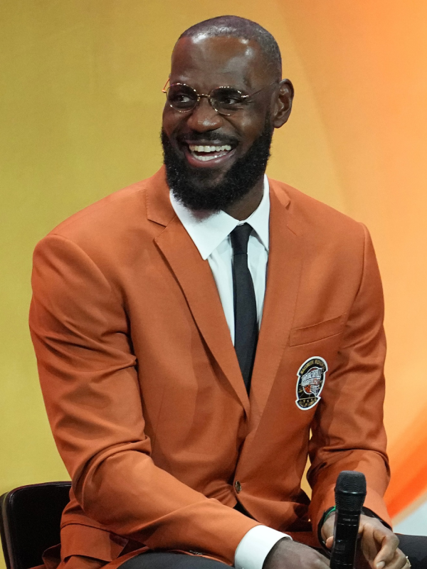 LeBron James HOF Jacket Orange