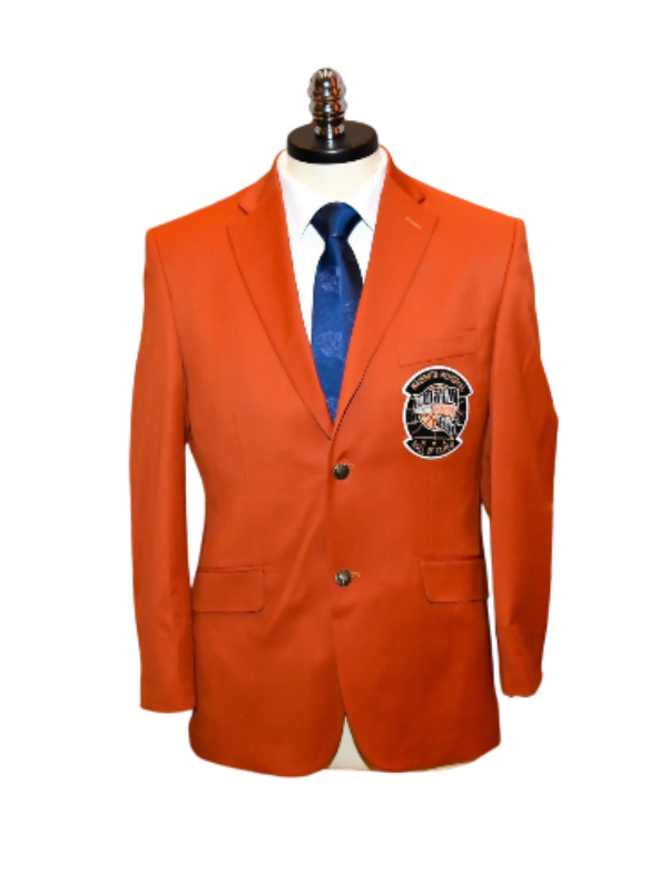 LeBron James Hall of Fame Orange Jacket f