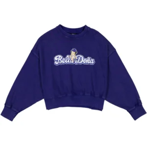 Los Angeles Dodgers Bella Dona x Betty Boop Crewneck Sweatshirt Blue
