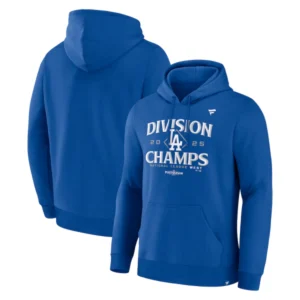 Los Angeles Dodgers Division Champions Locker Room Hoodie Blue