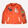 Lyrical Lemonade Chicago Bears Orange Varsity Jacket