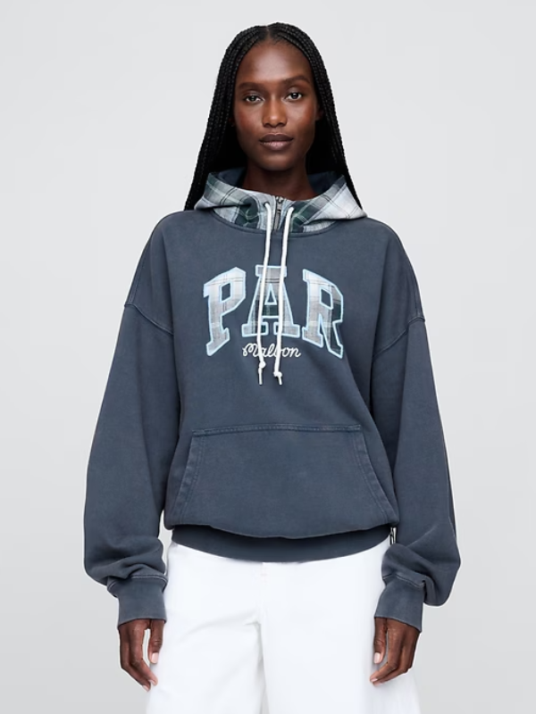 Malbon Gap Hoodie Blue
