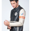Mans Karl 24H Le Ecru Leather Jacket