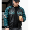 Mark Eagles Wahlberg Shooter Leather Jacket