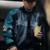 Mark Wahlberg Shooter Eagles Leather Jacket