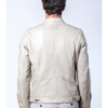McQueen Steve Dennis 2 ECRU Leather Jacket