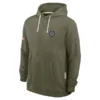 Men's Dallas Cowboys Nike Olive 2025 Salute to Service Sideline Standard Issue Dri-FIT Hoodie