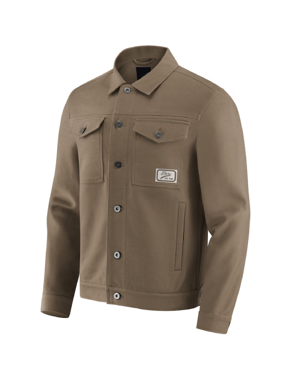 Men's NFL x Darius Rucker Collection by Fanatics Tan San Francisco 49ers Trucker Full-Button Jacket