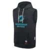 Men's Nike Pitch Blue Miami Dolphins 2025 Rivalries Collection Standard Issue Sideline Dri-FIT Sleeveless Hoodie