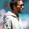 Miami Dolphins Mike McDaniel Grey Hoodie