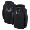 Miami Dolphins Nike Pitch Blue 2025 Rivalries Collection Standard Issue Sideline Dri-FIT Hoodie