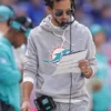 Mike McDaniel Miami Dolphins Grey Hoodie