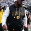 Mike Tomlin Pittsburgh Steelers Black Sideline Sleeveless Dri-Fit Hoodie