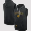 Mike Tomlin Steelers Sideline Sleeveless Hoodie Black