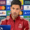 Mikel Arteta UEFA Champions League 2025-26 Maroon Track Jacket