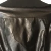 Miley Cyrus Max Azria Cropped Black Leather Jacket