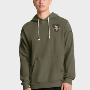 Minnesota Vikings 2025 Salute To Service Hoodie