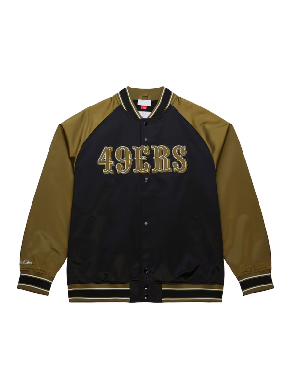 Mitchell & Ness San Francisco 49ers Double Clutch Raglan Jacket