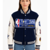 NBA All Star 2025 GSW Wool Varsity Jacket