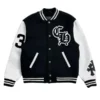 NBA Shai Gilgeous-Alexander Black & White Varsity Jacket