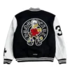 NBA Shai Gilgeous-Alexander Black Wool Varsity Jacket