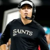 New Orleans Saints Kellen Moore Black Nike Sideline Long Sleeve Hoodie T-Shirt