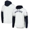 New York Yankees Jersey Hoodie White