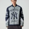 New York Yankees Kith Zip Brixton Puffed Shirt Jacket