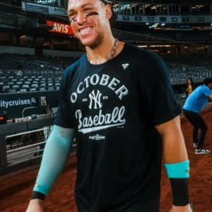 New York Yankees October Baseball 2025 T-shirt Black