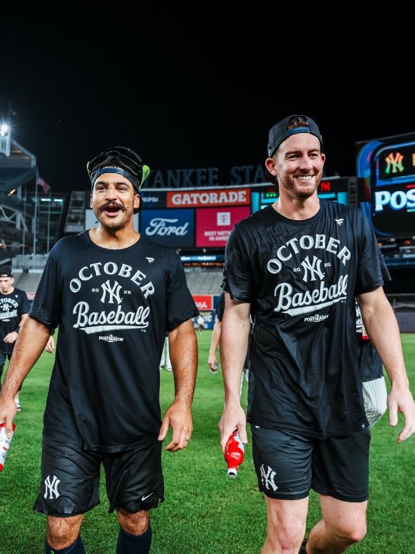 New York Yankees October Baseball Black T-shirt 2025