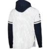 New York Yankees White Pinstripe Hoodie
