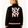 Nike 'NY' Patch Off white jacket