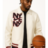 Nike 'NY' Patch Off-white jacket