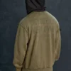 OVO Alpha Olive Green Dyed Hoodie