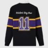 OVO Wilfrid Laurier University Rugby Black Polo Shirt