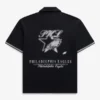 Off Season Black Philadelphia Eagles Zip-Up T-Shirt