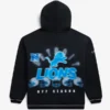 Off Season Unisex Black Detroit Lions Hoodie