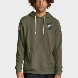 Philadelphia Eagles 2025 Salute To Service Hoodie